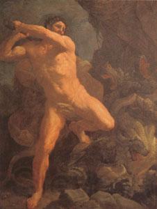 Guido Reni Hercules Vanquishing the Hydra (mk05) Spain oil painting art